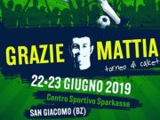 Sabato e domenica torna a S.Giacomo il torneo “Grazie Mattia”