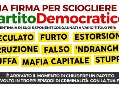 Condanne continue, è partita la petizione per sciogliere il PD