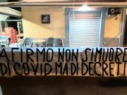 Esercenti in protesta in Calabria: a Firmo si muore di Dpcm non di Covid