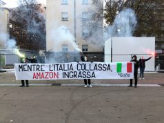 L’Italia si rivolta contro Amazon, protesta delle Mascherine Tricolori anche a Bolzano
