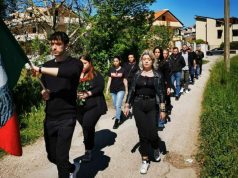 25aprile, a Caserta CasaPound ricorda i caduti della Repubblica Sociale